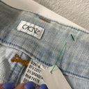 Cache  Sparkly Rhinestone & Pearls Studded Light Wash Jeans size 8 Photo 3