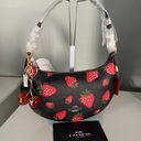 Coach Hobo Bag With Wild Strawberry Print Photo 0