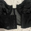 Dynamite Black Mesh Top Photo 4