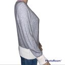 Popsugar  color block V neck cardigan Photo 3