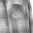 Cynthia Rowley  Womens Pink Gray Plaid Button Up Sleepwear Pajama Shirt S… Photo 4