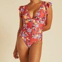 Modcloth  one piece tropical padded swimsuit size XL Photo 0