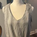 Drew ANTHROPOLOGIE  Pearl Morgan Tie-Front Striped Dress  BLACK/WHITE Size LARGE Photo 2