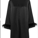 Sleeper Mini Dress or Tunic With Detachable Feathers in NWT Black Size XS Generous Fit Photo 4