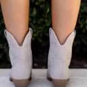 Soda Taupe Embroidered Ankle Cowboy Boots  Photo 1