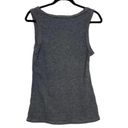 Bohme  Charcoal Gray Ribbed Henley Tank Wood Buttons Size Large Photo 45