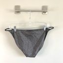 Topshop  | Gray Metallic Tanga Bikini Bottom Photo 57