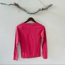 Zyia  Active Red Heather Performance Longsleeve Tee Photo 5