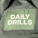 Daily Drills  Cropped Crew Neck Reversible Sweatshirt French Terry Size Small Photo 9