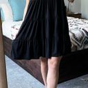 Entro Black Tiered Dress Photo 1