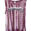 Aerosmith  Pink Tie-Dye Tank top Size S Photo 0