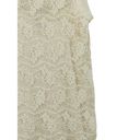 Daisy Fuentes  Floral Lace Sleeveless Tank Dress Ivory Women's Size Medium Photo 7