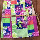 Lilly Pulitzer Vintage  strapless mini dress cotton patchwork size 2 Photo 5