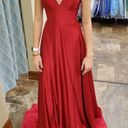 Clarisse Red Prom Dress Photo 0