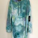 Bebe  SPORT Sea Glass Tie Dye Hoodie Sweatshirt Dress L Photo 0