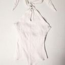 The Range  White Halter Top Bodysuit - Large Photo 0