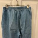 White Stag e Size 8 Elastic Waist Light Colored Denim Jeans Photo 3