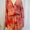 Bobbles And Lace Pink Tie Dye Romper Photo 0