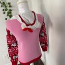 Sanrio hello kitty holiday hooded sweater. Photo 4