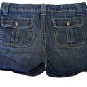 Gap  Denim Women's Low Rise Jean Shorts Dark Wash Stretch Sz 24 00 3.5” Larchmont Photo 2