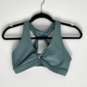 SoulCycle SOUL BY  Twisted Half Racerback Sports Bra Teal Green Size M Photo 4