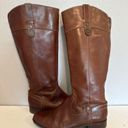 Anne Klein  Women Leather Riding Boots 9M Calantha Brown iFlex Equestrian Classic Photo 4