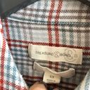 Treasure & Bond NORDSTROM  Long & Lean' Plaid Shirt Photo 5