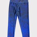 SoulCycle  Cropped Blue Wheels Leggings Size Small Photo 2