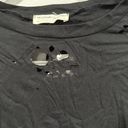 Necessary Clothing  Distressed Crop Top Size Small Photo 6