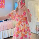 Pink Lily Floral Dress Photo 0