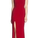 Dress the Population  Women's Red Estella Garnet Bodycon Gown Size Small Photo 0