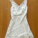 Princess Polly athenia satin lace dress in white Photo 1