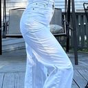 ZARA White High Waisted Jeans Photo 3