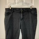 st. john's bay St. John’s Bay Faded Black Denim Capri Jeans size 22W Photo 5