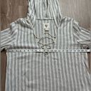 Billabong Same Story Hoodie White Stripe 100% Cotton Beach Size Medium Photo 10