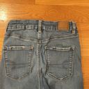 American Eagle  outfitters distressed curvy hi-rise jegging size 4 short . Photo 3