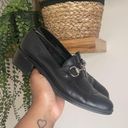 Franco Fortini Vintage Y2K  Grunge Black Loafers Platforms SZ 8 Early 2000s Photo 1