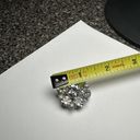 Vintage Coro Clear Rhinestone Silver Tone Brooch Pin Photo 9