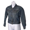 Gap  Vintage Y2K Classic Trucker Denim Jean Jacket size Small Photo 13