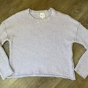 Hippie Rose  Lavender Purple Round Neck SOFT Cozy Sweater ~ Shorter Crop ~ Size L Photo 9