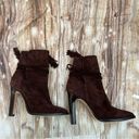 Joie Dark Brown Chap Tassel Boots Size 38.5 Photo 2