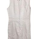 Cynthia Rowley  Women's Sleeveless Linen Cotton Shift Dress Beige Studded Size 2 Photo 0