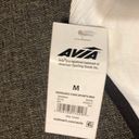 Avia  Women’s Low Support Seamless Pullover Cami Sport Bra Black/White Medium NWT Photo 1