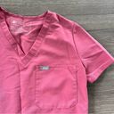 FIGS  Technical Womens Pink Scrub Top Size XS Photo 1