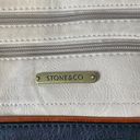 Krass&co Stone &  Cream Leather Clutch Photo 2