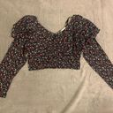 Vintage Extra Femme Collection Ruffle Crop Top Multiple Size M Photo 0