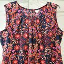 Merona | FLORAL SLEEVELESS TOP KEYHOLE BACK SZ XXL Photo 2