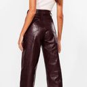 Nasty Gal Croc Embossed Pants Photo 2