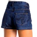 Moschino  Couture Printed Denim High Rise Shorts Photo 14