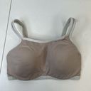 Natori  Size 34DD Yogi Convertible Straps Sports Bra In Mocha Ivory Beige CoolMax Photo 2